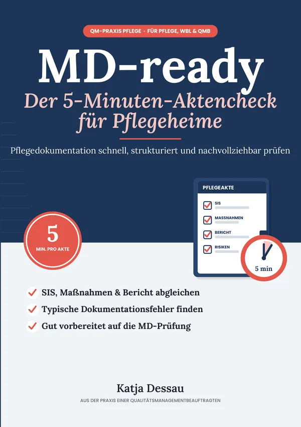 Cover: MD-ready: Der 5-Minuten-Aktencheck für Pflegeheime