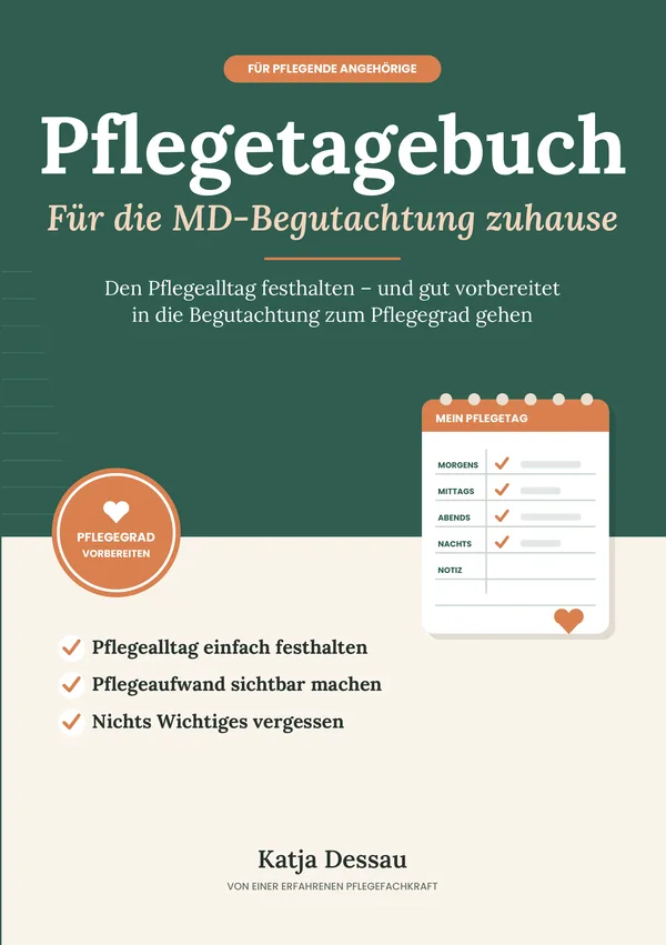 Cover: Pflegetagebuch